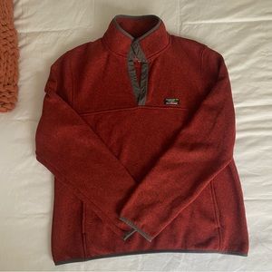 Men’s LL Bean Sweater Fleece Pullover